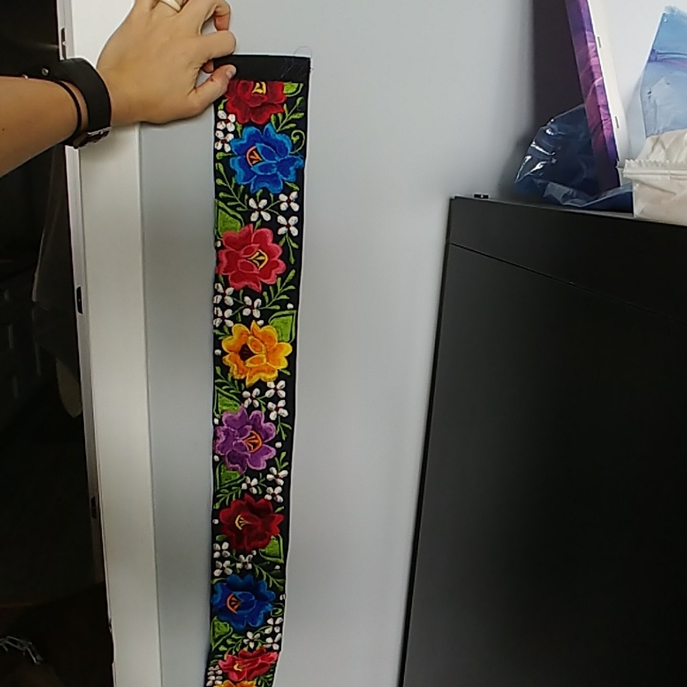 Mexican hand stitched boho belt